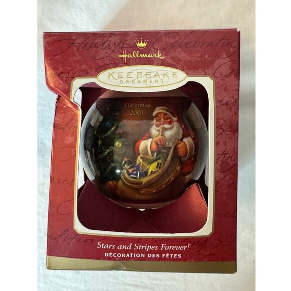 2001 Hallmark Keepsake Christmas Ornament "Jolly Visitor"  In Original - Picture 1 of 4